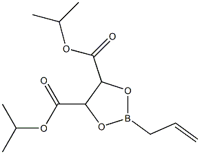 2-Allyl-1,3,2-dioxaborolane-4,5-dicarboxylic acid diisopropyl ester Structure