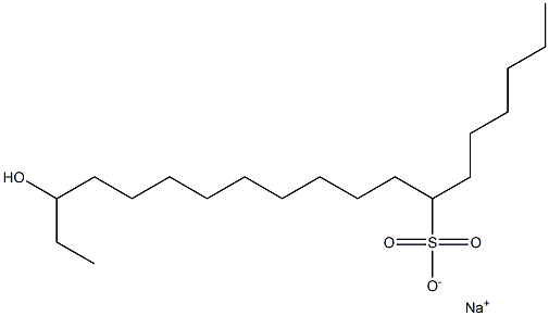  17-Hydroxynonadecane-7-sulfonic acid sodium salt