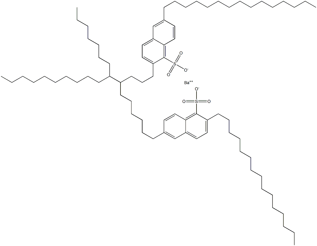 Bis(2,6-dipentadecyl-1-naphthalenesulfonic acid)barium salt