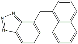7-[(1-Naphtyl)methyl]-5H-benzotriazole Struktur