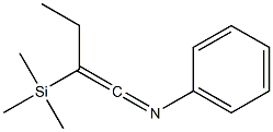 2-(Trimethylsilyl)-1-(phenylimino)-1-butene 结构式