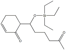 6-[1-(Triethylsilyloxy)-5-oxohexyl]-2-cyclohexen-1-one