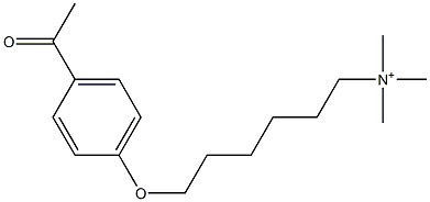 Trimethyl[6-[(4-acetylphenyl)oxy]hexyl]aminium