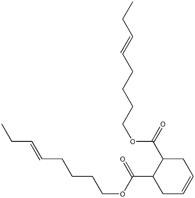 4-Cyclohexene-1,2-dicarboxylic acid bis(5-octenyl) ester Structure