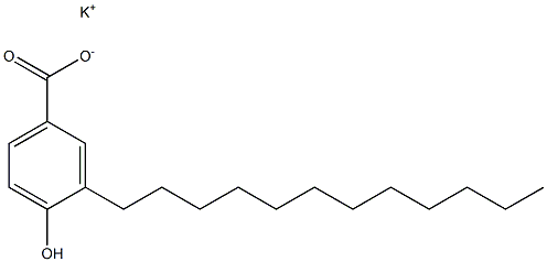 3-Dodecyl-4-hydroxybenzoic acid potassium salt Structure
