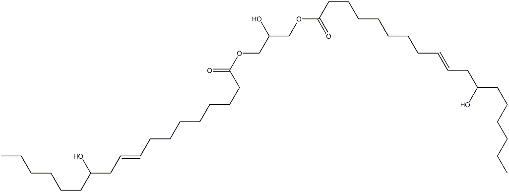 Bis(12-hydroxy-9-octadecenoic acid)2-hydroxytrimethylene ester|