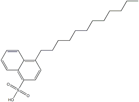 4-Dodecyl-1-naphthalenesulfonic acid Structure