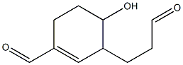 3-Formyl-6-hydroxy-2-cyclohexene-1-propanal 结构式