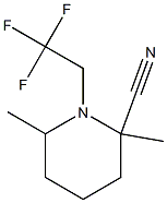 2-Cyano-2,6-dimethyl-1-(2,2,2-trifluoroethyl)piperidine