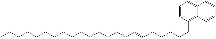 1-(6-Docosenyl)naphthalene,,结构式