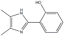 2-(2-Hydroxyphenyl)-4,5-dimethyl-1H-imidazole Struktur