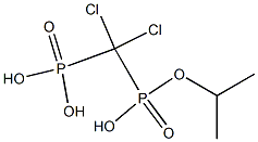 Dichloromethylenebis(phosphonic acid isopropyl) ester Structure