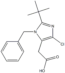  4-Chloro-2-tert-butyl-1-(benzyl)-1H-imidazole-5-acetic acid