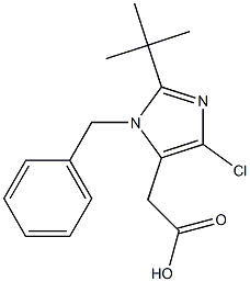 4-Chloro-2-tert-butyl-1-(benzyl)-1H-imidazole-5-acetic acid