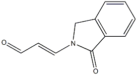 2-(2-Formylethenyl)isoindolin-1-one Structure