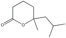  Tetrahydro-6-methyl-6-(2-methylpropyl)-2H-pyran-2-one