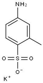 4-Amino-2-methylbenzenesulfonic acid potassium salt Structure