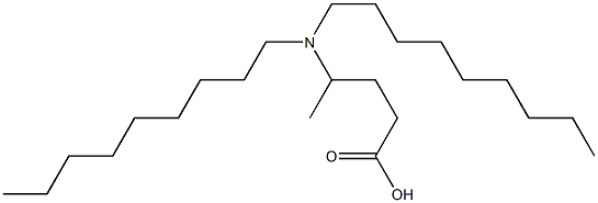 4-(Dinonylamino)valeric acid
