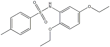 N-(2,5-Diethoxyphenyl)-4-methylbenzenesulfonamide Structure