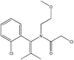 N-[1-(2-Chlorophenyl)-2-methyl-1-propenyl]-N-[2-methoxyethyl]-2-chloroacetamide