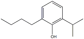 2-Butyl-6-isopropylphenol Struktur
