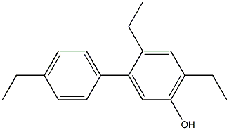 4,6-Diethyl-3-(4-ethylphenyl)phenol,,结构式