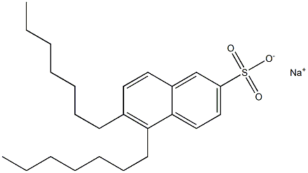 5,6-Diheptyl-2-naphthalenesulfonic acid sodium salt