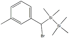 1-[(3-Methylphenyl)bromomethyl]-1,1,2,2,2-pentamethyldisilane