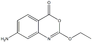 2-Ethoxy-7-amino-4H-3,1-benzoxazin-4-one Struktur