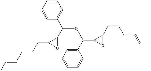 3-(4-ヘキセニル)フェニルグリシジルエーテル 化学構造式