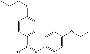 4-Propoxy-4'-ethoxyazoxybenzene 结构式