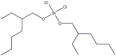 Dichlorobis(2-ethylhexyloxy)silane Structure