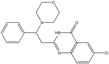 6-Chloro-2-(2-morpholino-2-phenylethyl)quinazolin-4(3H)-one|