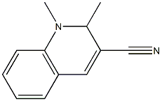 1,2-Dihydro-1,2-dimethylquinoline-3-carbonitrile Struktur