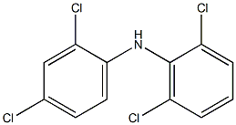 2,4-Dichlorophenyl 2,6-dichlorophenylamine 结构式