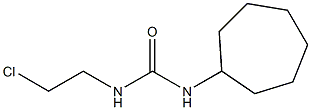 1-(2-Chloroethyl)-3-cycloheptylurea Struktur