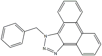 1-Benzyl-1H-phenanthro[9,10-d]triazole,,结构式