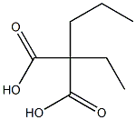 2-Ethyl-2-propylmalonic acid,,结构式