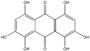 1,2,4,5,7,8-Hexahydroxy-9,10-anthracenedione,,结构式