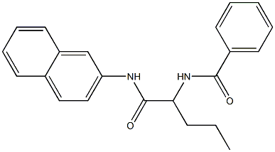 N-(2-Naphthalenyl)-2-benzoylaminopentanamide|