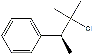 (-)-[(S)-2-Chloro-1,2-dimethylpropyl]benzene Structure