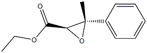 (2R,3S)-3-メチル-3-フェニルオキシラン-2-カルボン酸エチル 化学構造式