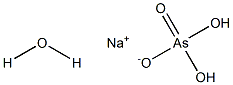 Sodium dihydrogen arsenate hydrate Structure