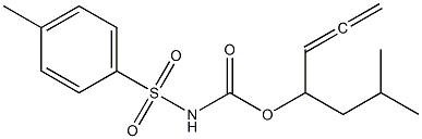 N-Tosylcarbamic acid 3-methyl-1-(1,2-propadienyl)butyl ester|