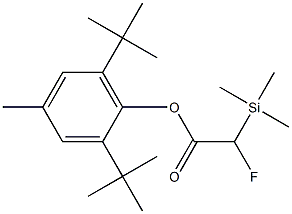  Fluoro(trimethylsilyl)acetic acid 2,6-di-tert-butyl-4-methylphenyl ester