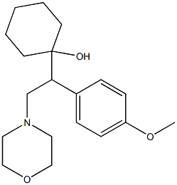 1-[1-(4-Methoxyphenyl)-2-morpholinoethyl]cyclohexanol Structure