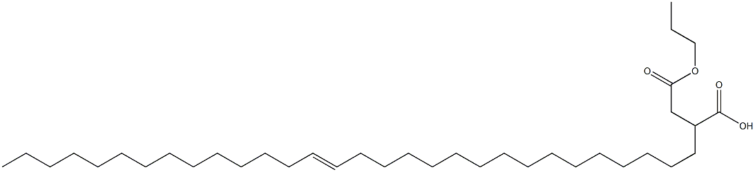  2-(16-Triacontenyl)succinic acid 1-hydrogen 4-propyl ester