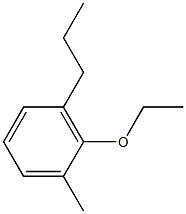 1-Ethoxy-2-methyl-6-propylbenzene Struktur