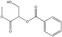 (+)-2-O-Benzoyl-L-glyceric acid methyl ester Structure