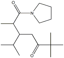 1-(1-Pyrrolidinyl)-3-isopropyl-2,6,6-trimethyl-1,5-heptanedione